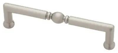 Satin Nickel Decorative Bow Cabinet Pulls, 96mm, 2-Pk.