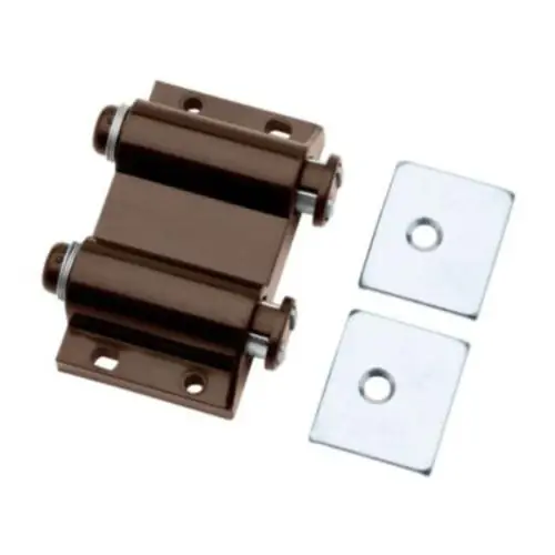 C07775l-br-u Double Touch Cabinet Latch 2 Inch Brown - Pack Of Two