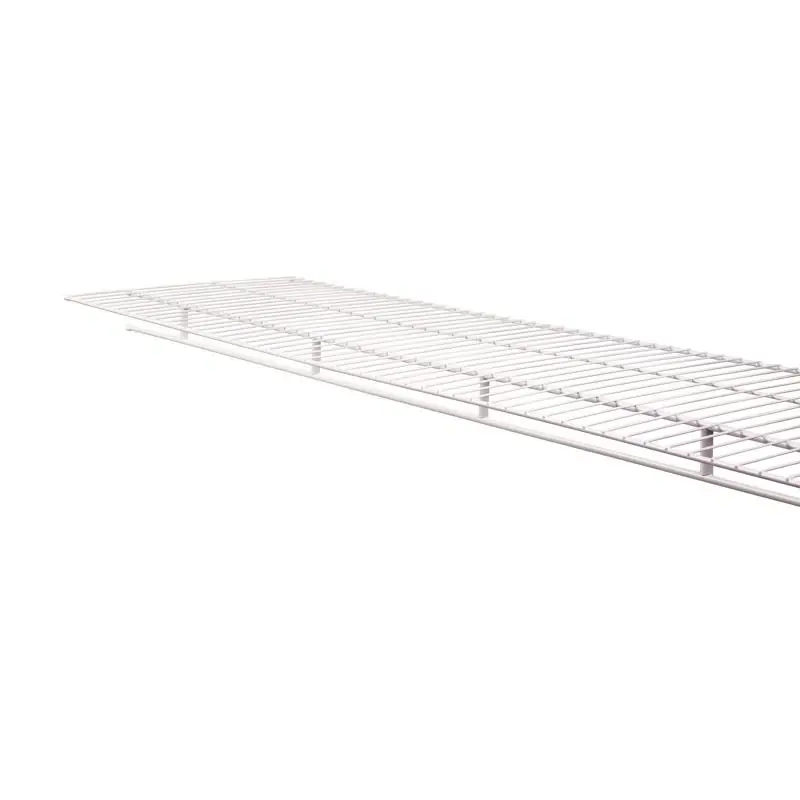 96 In. H X 12 In. W X 1.9 In. L Steel Linen Shelf - White