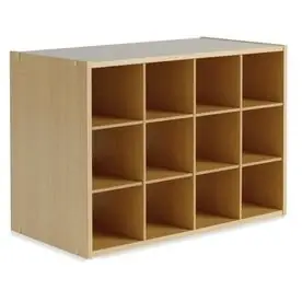 Homefree Series Maple Wood Shoe Cubbie Storage Organizer