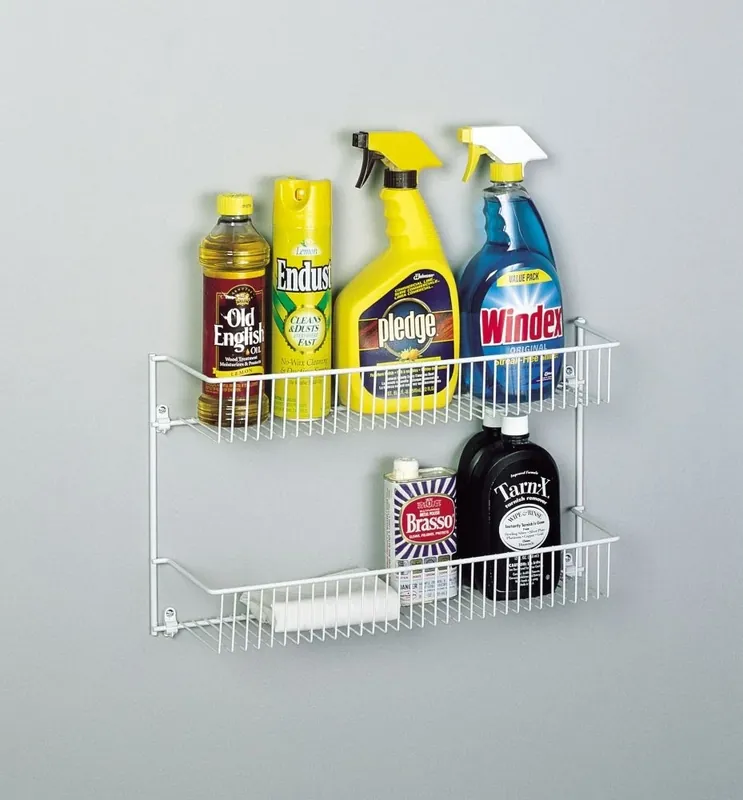 2 Tier Door And Wall Rack For Storage Organization