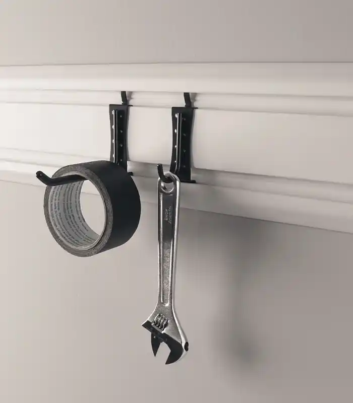 J And L Garage Hooks For GearTrack Or GearWall (8-Pack)