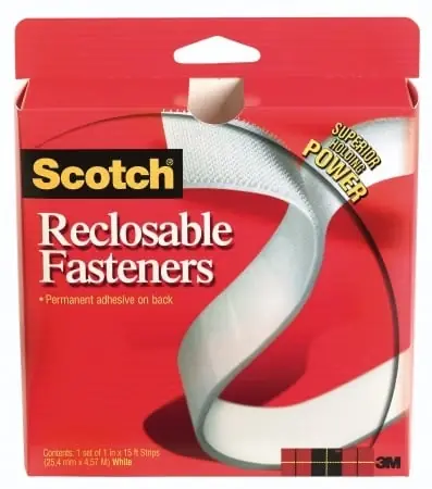 3m Scotch Reclosable Fasteners 1in X 180in White Rf7760
