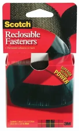 Scotch Reclosable Fasteners 1in X 48in Black Model Rf7741