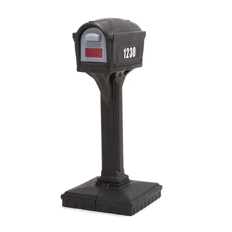 Classic Mailbox, Dig-Free Installation, 21-In. X 21-In. X 50-In.