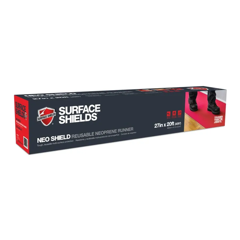 Surface Shields NeoShield Floor Protection 1.5 Mil X 27 In. W X 20 Ft. L Rubber Red 1 Pk