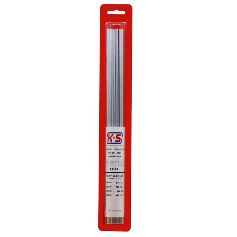 12 In. L Round Aluminum Tube - Lightweight, Durable, Versatile For Home And Commercial Use