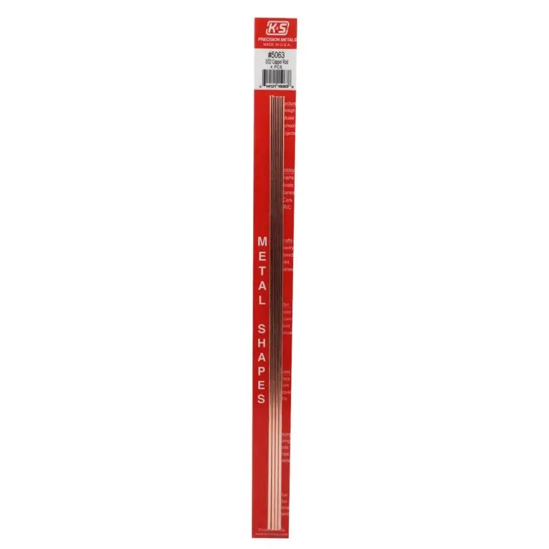 3/32 In. Diameter X 1 Ft. Length Utility Copper Tube - Model 5063