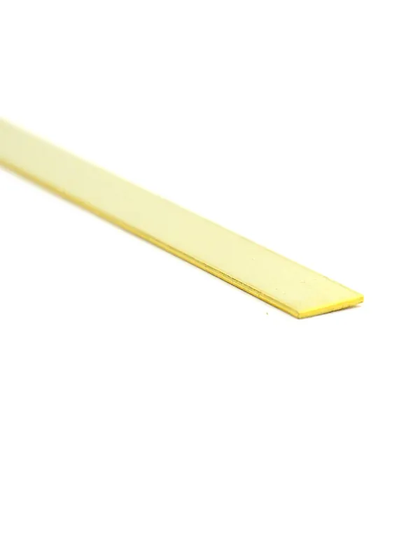 0.03 In. X 0.25 In. X 12 In. Galvanized Brass Plain Metal Strip
