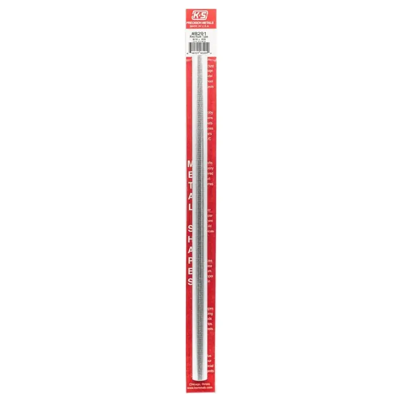 9/16 In. Diameter X 1 Ft. Length Round Aluminum Tube - Model 8291