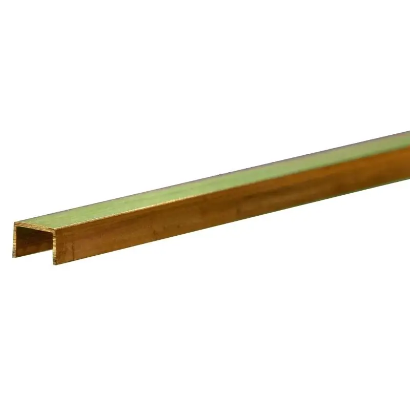 K&S 1/8 In. W X 12 In. L Rectangular Brass Tube 1 Pk