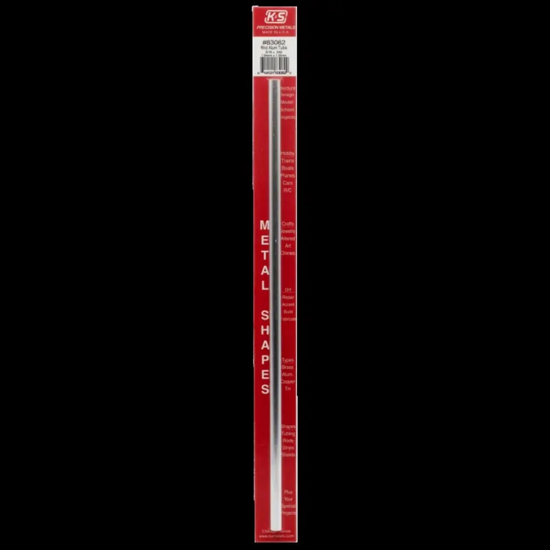K&S 5/16 In. D X 12 In. L Round Aluminum Tube