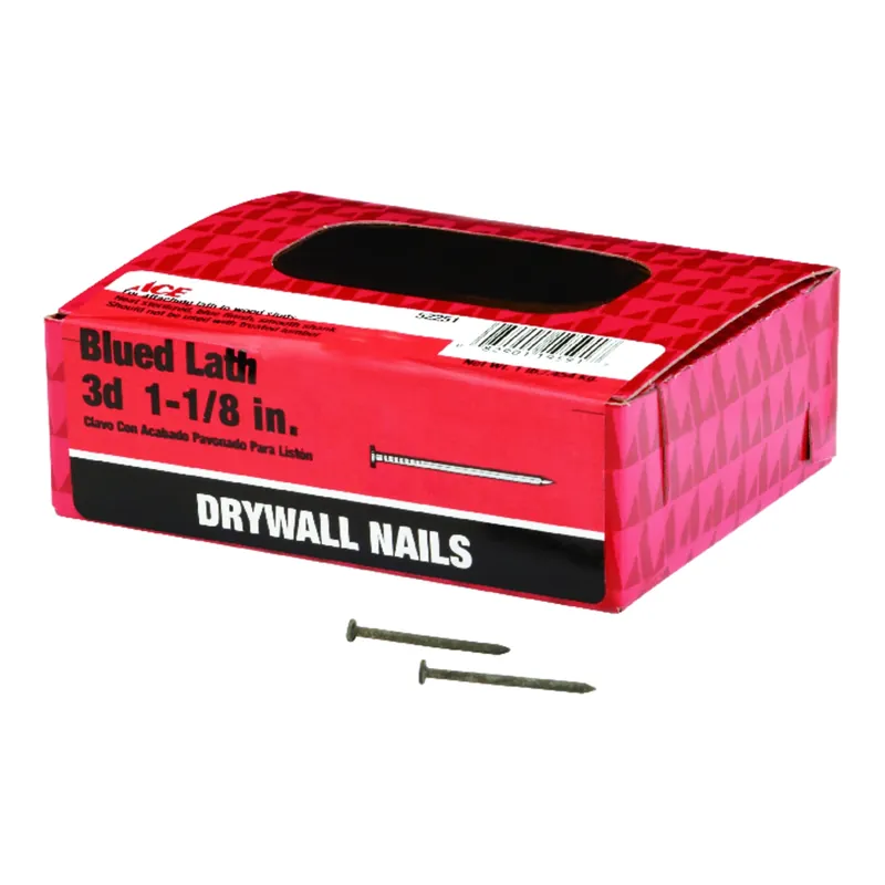 Ace 3D 1-1/8 In. L Drywall Steel Nail Flat Head Smooth Shank 1 Pk 1 Lb.