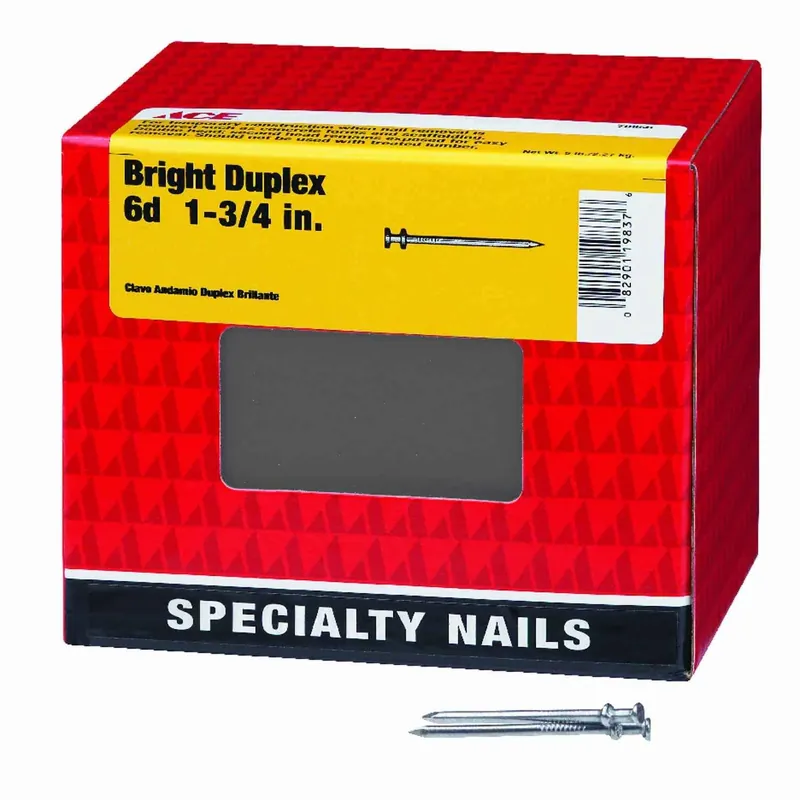 Ace 6D 1-3/4 In. L Duplex Steel Nail Double Head 1 Pk 5 Lb.