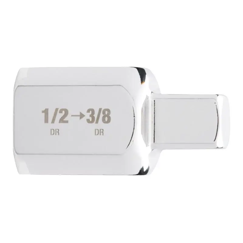 Milwaukee Four Flat 1/2 In. Drive Sae Socket Adapter 1 Pc, Chrome-plated Steel