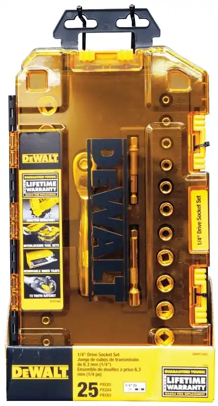 SAE Socket Set, 1/4 In. Drive