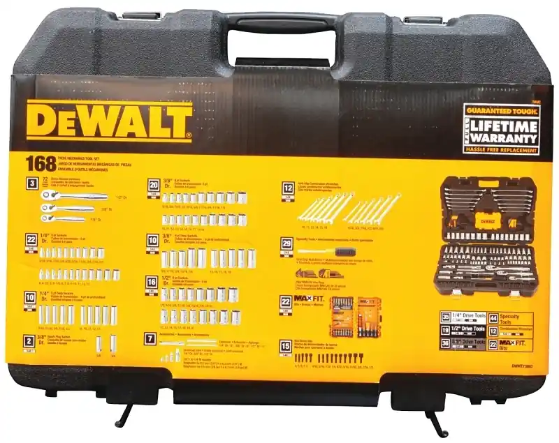 168-Pc. Mechanic‘s Tool & Socket Set, SAE & Metric