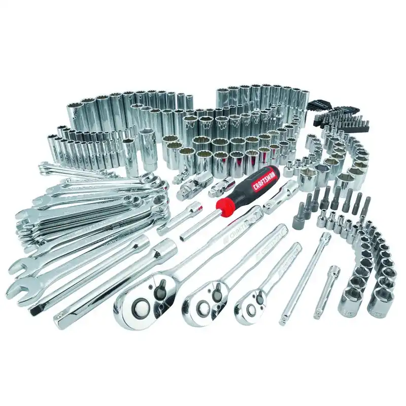 Craftsman 308‑Piece Triple‑Drive Metric & SAE Socket Set – 1/4, 3/8 & 1/2‑in. Polished Chrome