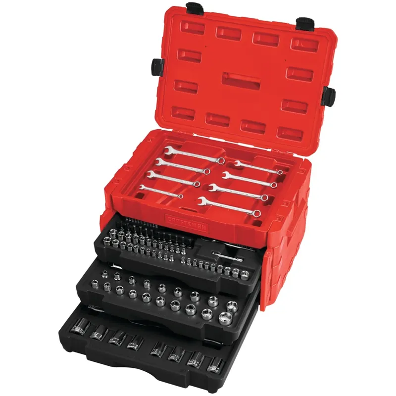 239 Piece Metric And Sae Mechanic‘s Tool Set With 1/4, 3/8, And 1/2 In. Drive