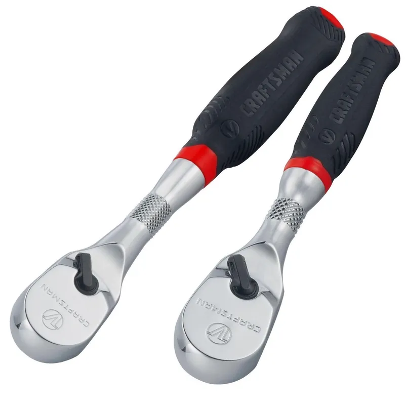 Craftsman V-series 1/4 And 3/8 Inch Drive Comfort Grip Ratchet Set