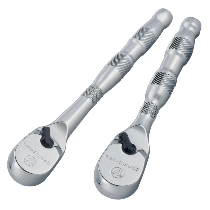 Craftsman V-series 1/4 And 3/8 Inch Drive Ratchet Set With 80 And 96 Tooth Design