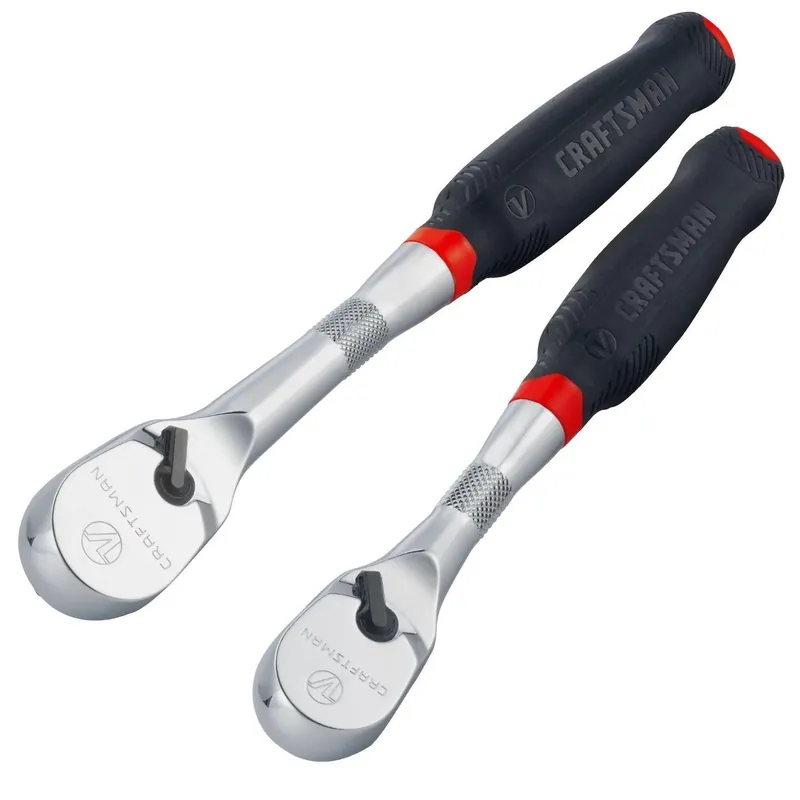 Craftsman V-series Comfort Grip Ratchet Set 3/8 And 1/2 Inch Drive 96 Teeth