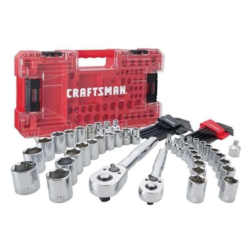 Craftsman Versastack 71‑Piece 1/4" & 3/8" Drive Metric & SAE Socket Set – Chrome Vanadium
