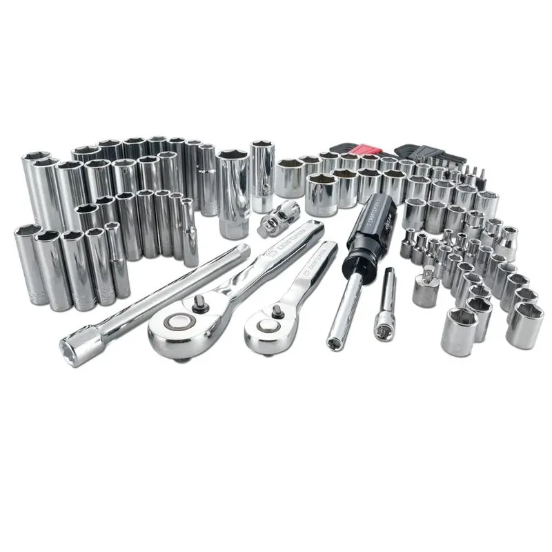 Craftsman 105‑Piece 1/4‑ & 3/8‑Inch Dual‑Drive Metric & SAE 6‑Point Socket Set