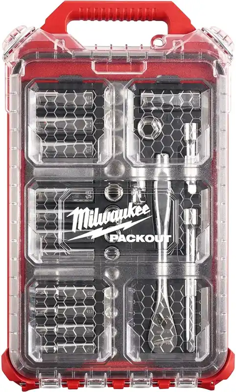 32-piece Metric 3/8 In. Drive 6-point Ratchet & Socket Set With Packout Organizer