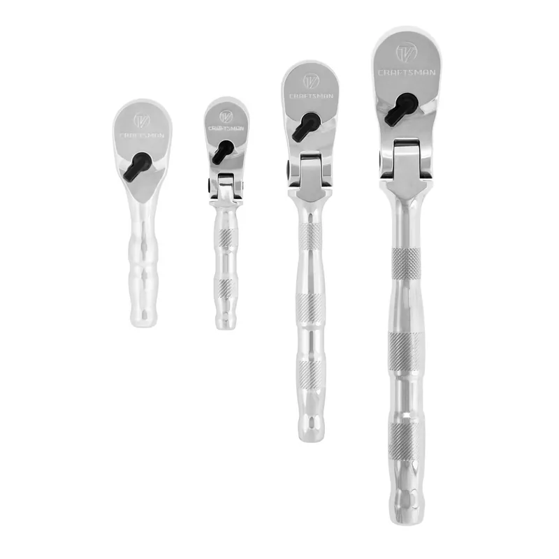 Craftsman V-series 1/2, 1/4, 3/8 In. Drive Flex Head Ratchet Set