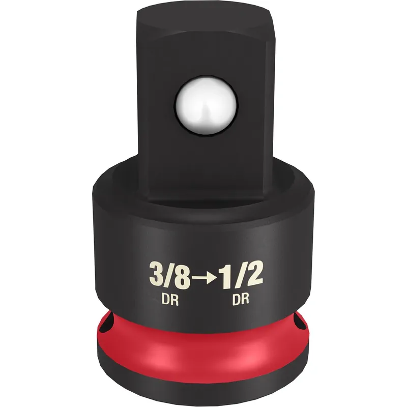 Milwaukee Shockwave 1.41 In. L X 3/8 To 1/2 In. Drive SAE Socket Adapter 1 Pc