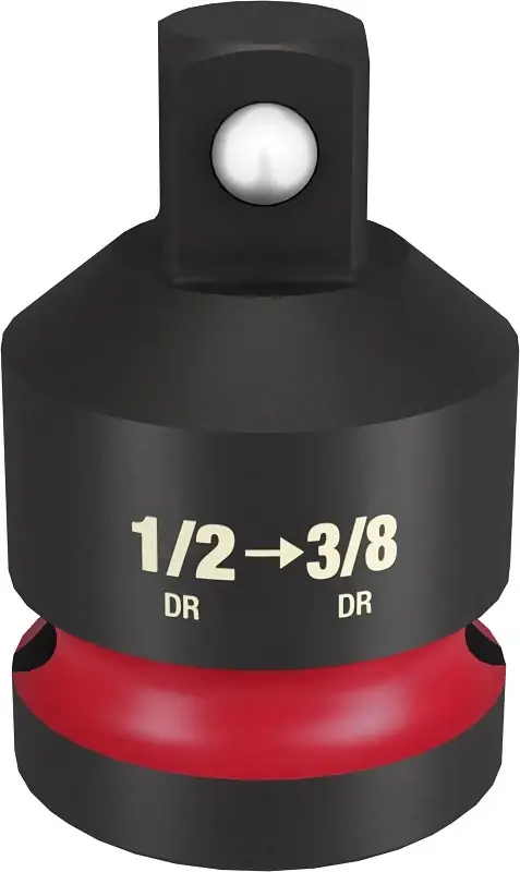 Milwaukee Shockwave 1.49 In. L X 1/2 In. Drive SAE Socket Reducer 1 Pc