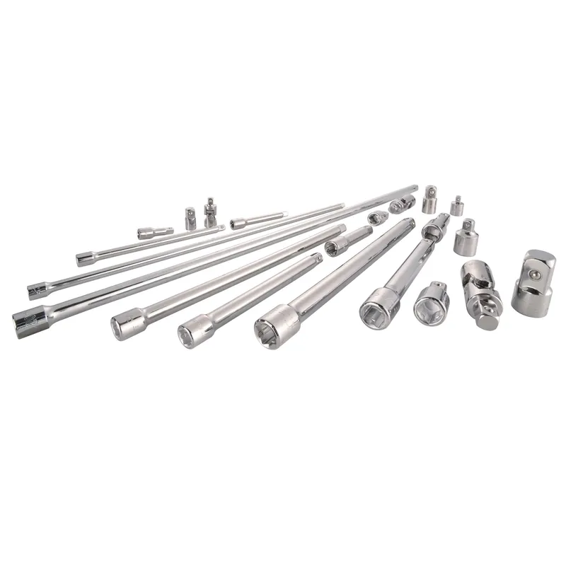 21 Piece 1/4, 3/8 And 1/2 Inch Drive Socket Accessory Set