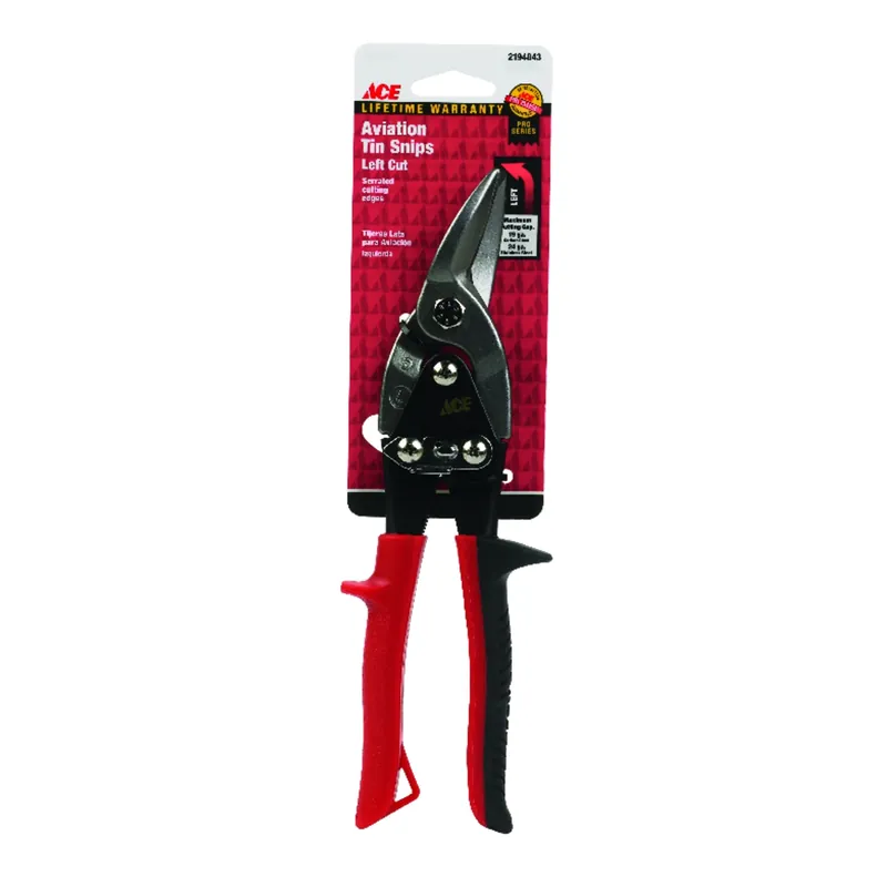 10 Inch Drop Forged Steel Style Aviation Snips 19 Gauge With Safety Auto Latch