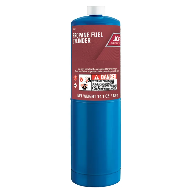 14.1 Oz Steel Propane Fuel Cylinder For Hand Torches And Soldering