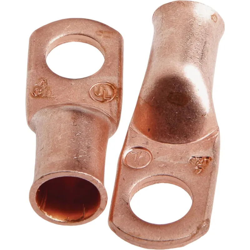 Forney 4 In. L X 1.88 In. W Welding Cable Lug Copper 2 Pc