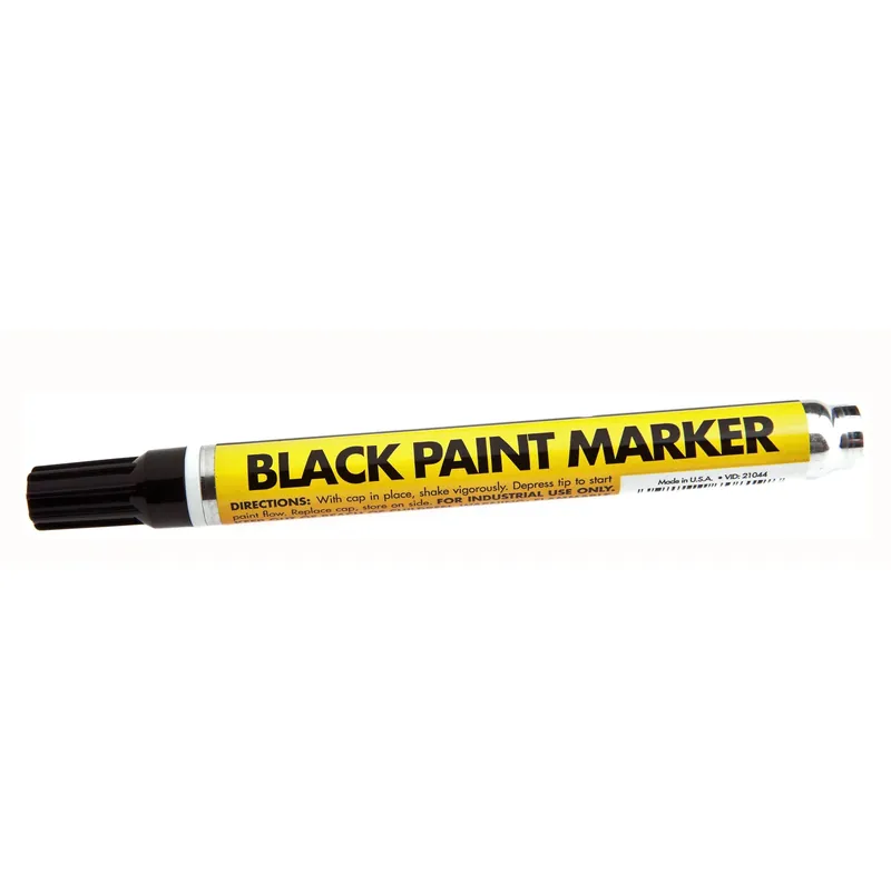 Forney Black Valve Tip Paint Marker 1 Pk