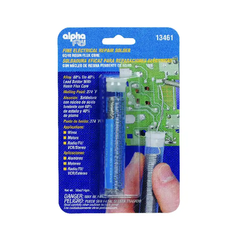 Leaded Electrical Solder, 0.5-oz., .032-Diameter