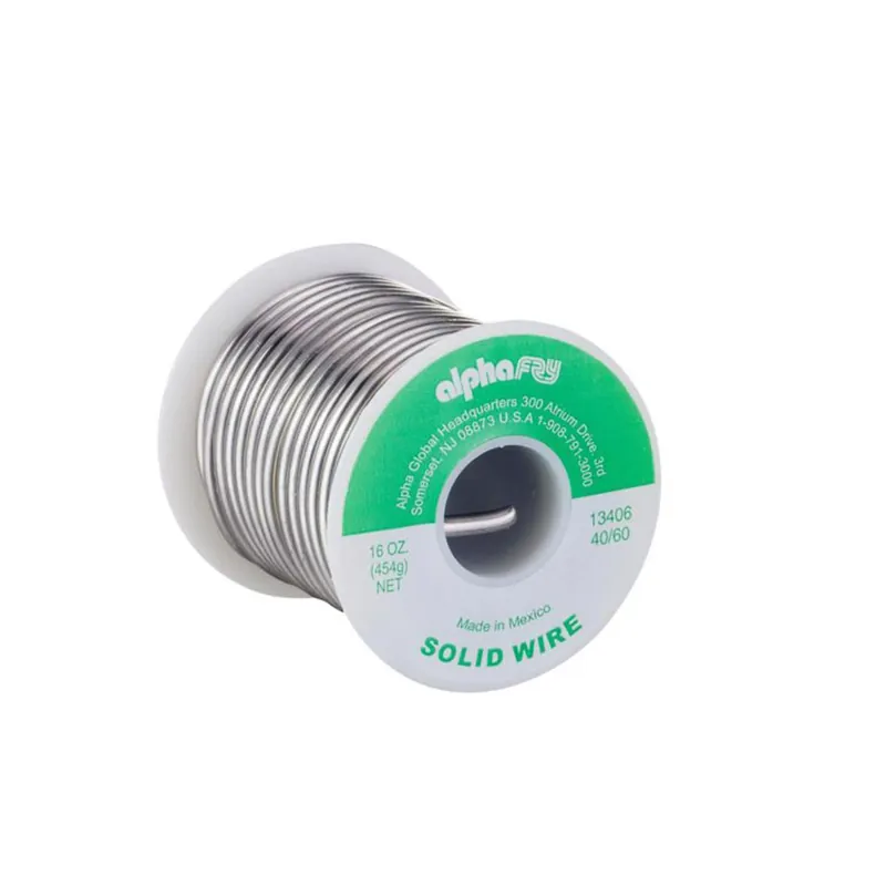 Leaded General-Purpose Solder, .125-In., 16-oz.