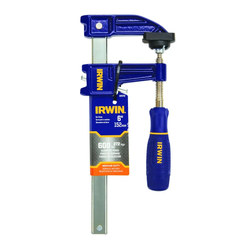 6 In. Light Duty F Clamp With 2-1/2 In. Throat Depth