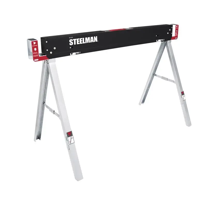 47 In. Folding Sawhorse With 1100 Lb Capacity, Model 67103