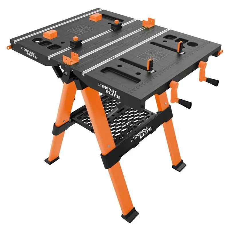 OMNI Elite Portable Workbench – Heavy‑Duty Folding Table For Contractors & DIY Projects