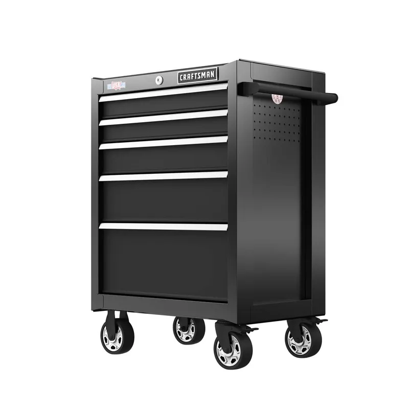 Craftsman S2000 26 In 5 Drawer Steel Rolling Tool Cabinet 37.5 In H 18 In D