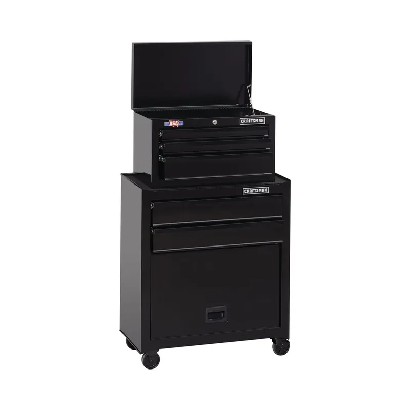 26.5 In. 5 Drawer Metal Ball-bearing Tool Center With Rolling Cabinet