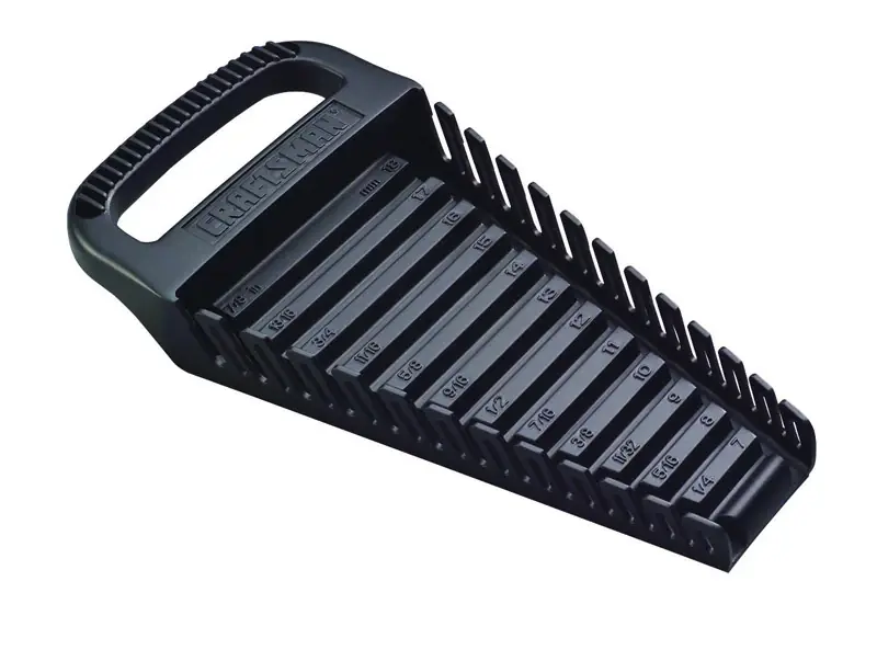12 Piece Wrench Organizer With Handle - Portable Tool Storage Solution
