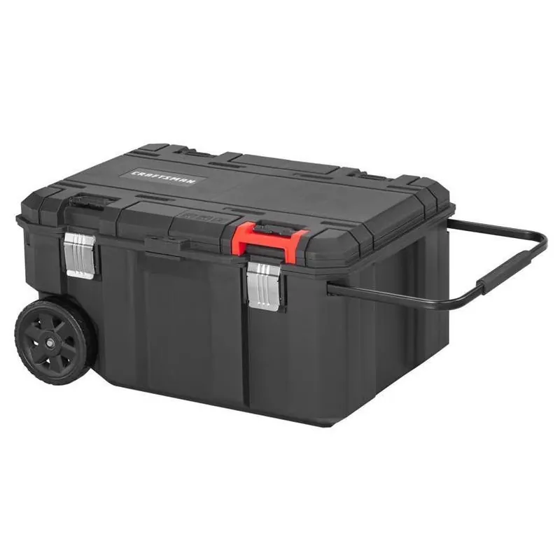 CRAFTSMAN Versastack 30‑Inch Rolling Tool Chest – Black/Red