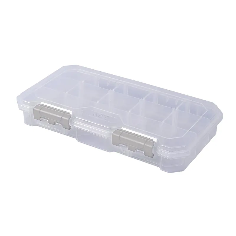 Ace 7 Inch Wide X 2 Inch High Clear Plastic Storage Box With 13 Compartments