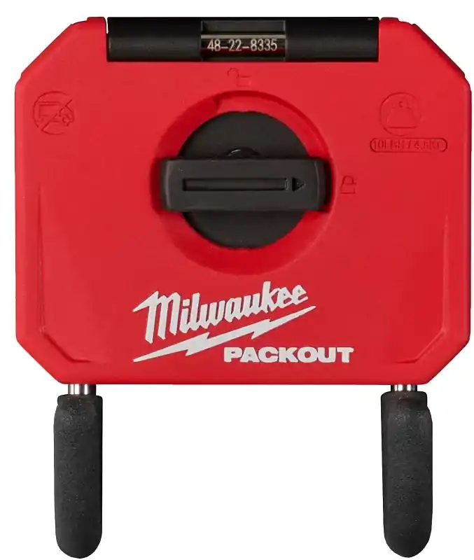 Milwaukee Packout Small Black/Red Plastic 3 In. L Curved Hook 15 Lb 1 Pk