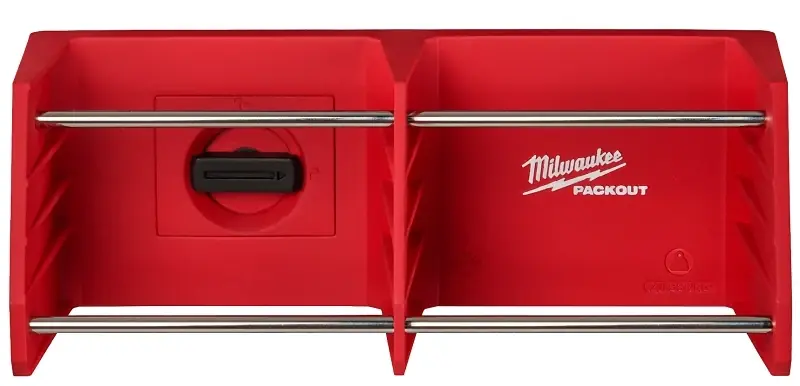 Packout Tool Rack - 9.4 In. W X 3.5 In. H - Red Plastic