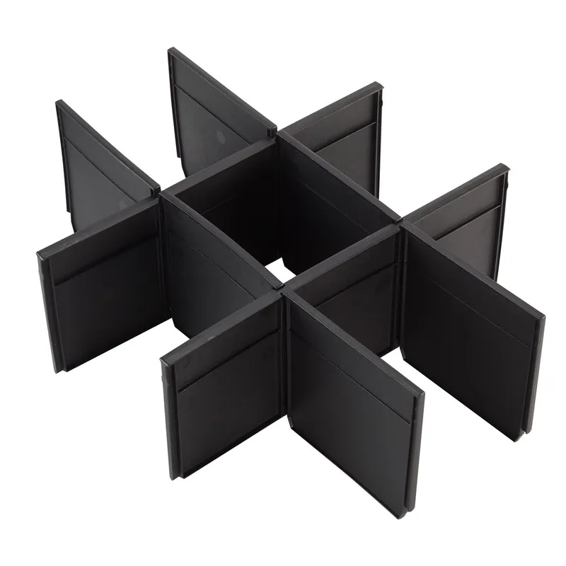 Milwaukee Packout Drawer Dividers Plastic 9 Compartments Black